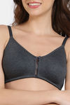 Zivame Double Layered Non Wired 3/4th Coverage Bra - Anthra Melange — thumbnail 7